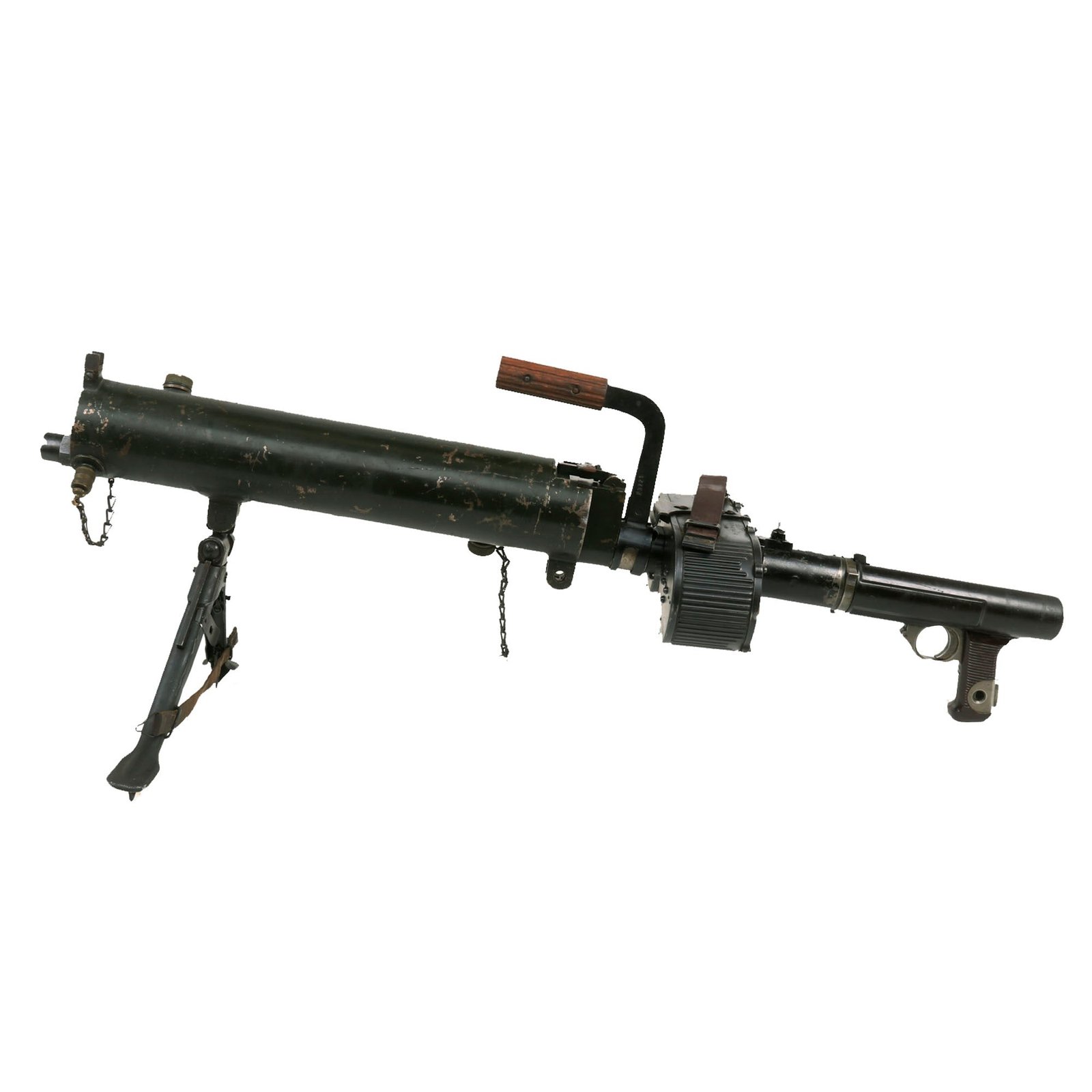 Buy Original German WWII Rheinmetall ST-61 MG 15 Water Cooled Display Gun with Saddle Drum Magazine - dated 1942 | Original Firearms Antique For Sale