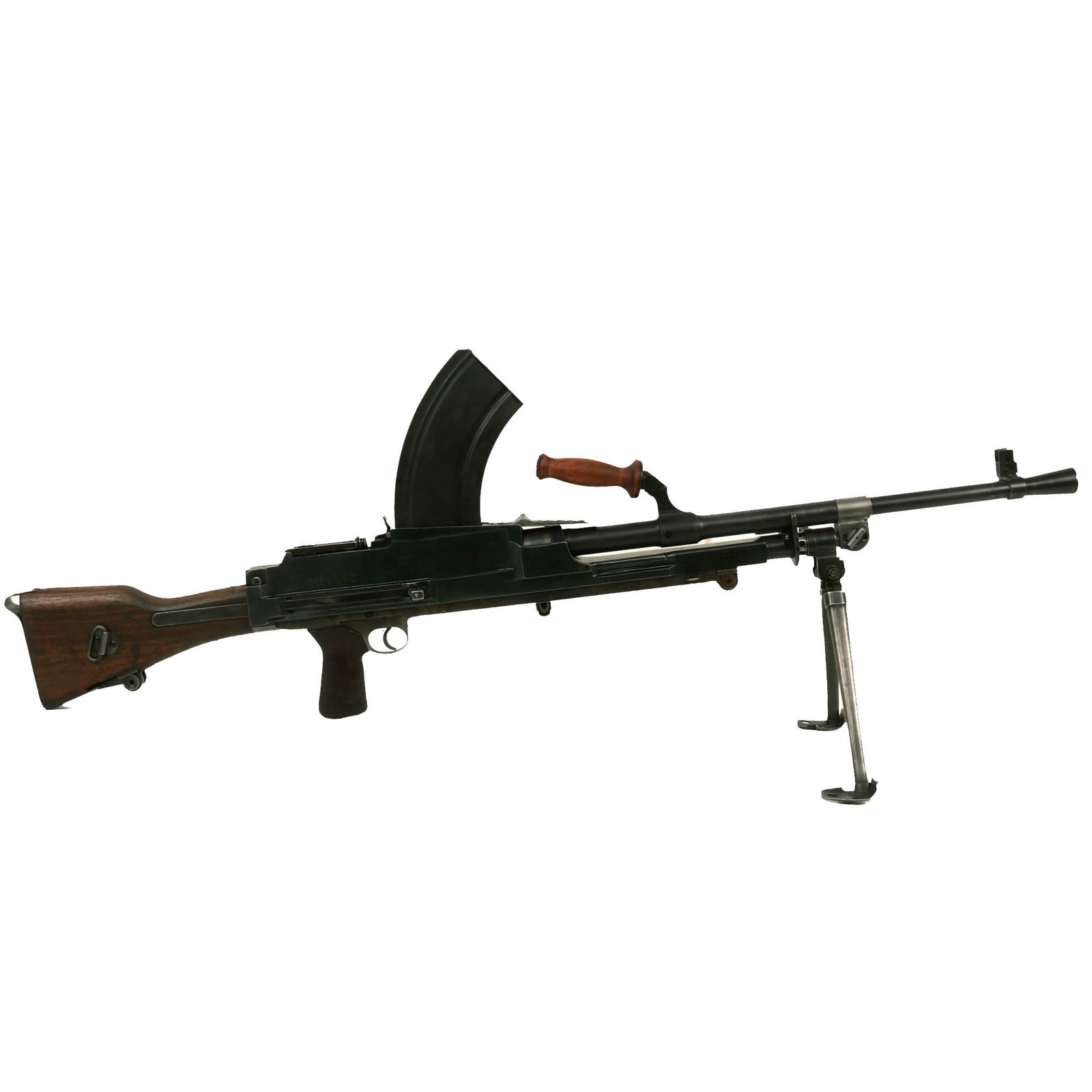 Buy Original British WWII 1943 Dated Bren MkII Display Light Machine Gun by INGLIS Serial IIT5142 with LIve Barrel & Magazine | Original Firearms Antique For Sale