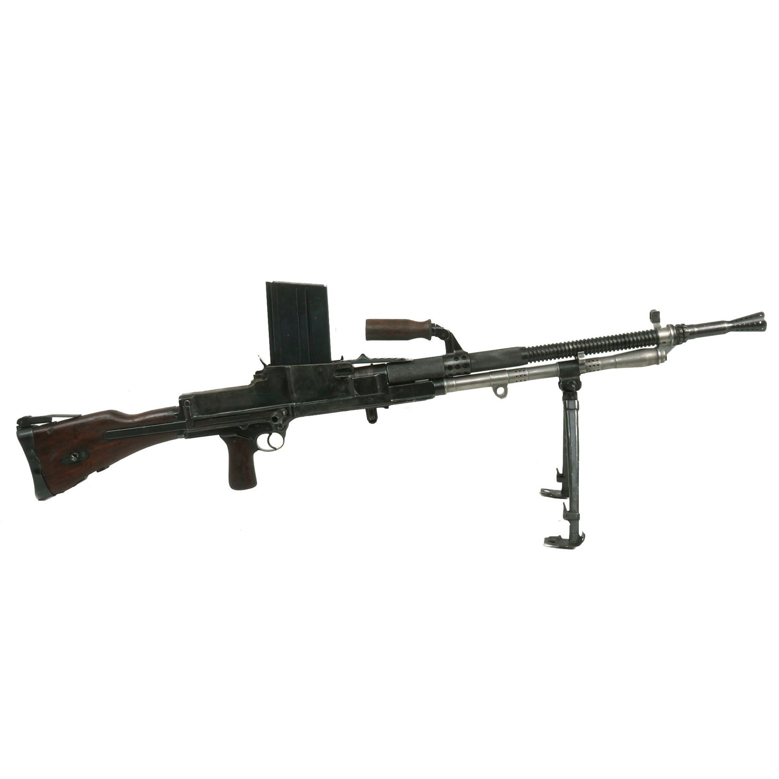 Buy Original Czech Pre-WWII Yugoslavian Contract ZB-30J German MG30(t) Display Machine Gun Serial Д169 with 8mm Bren Magazine | Original Firearms Antique For Sale