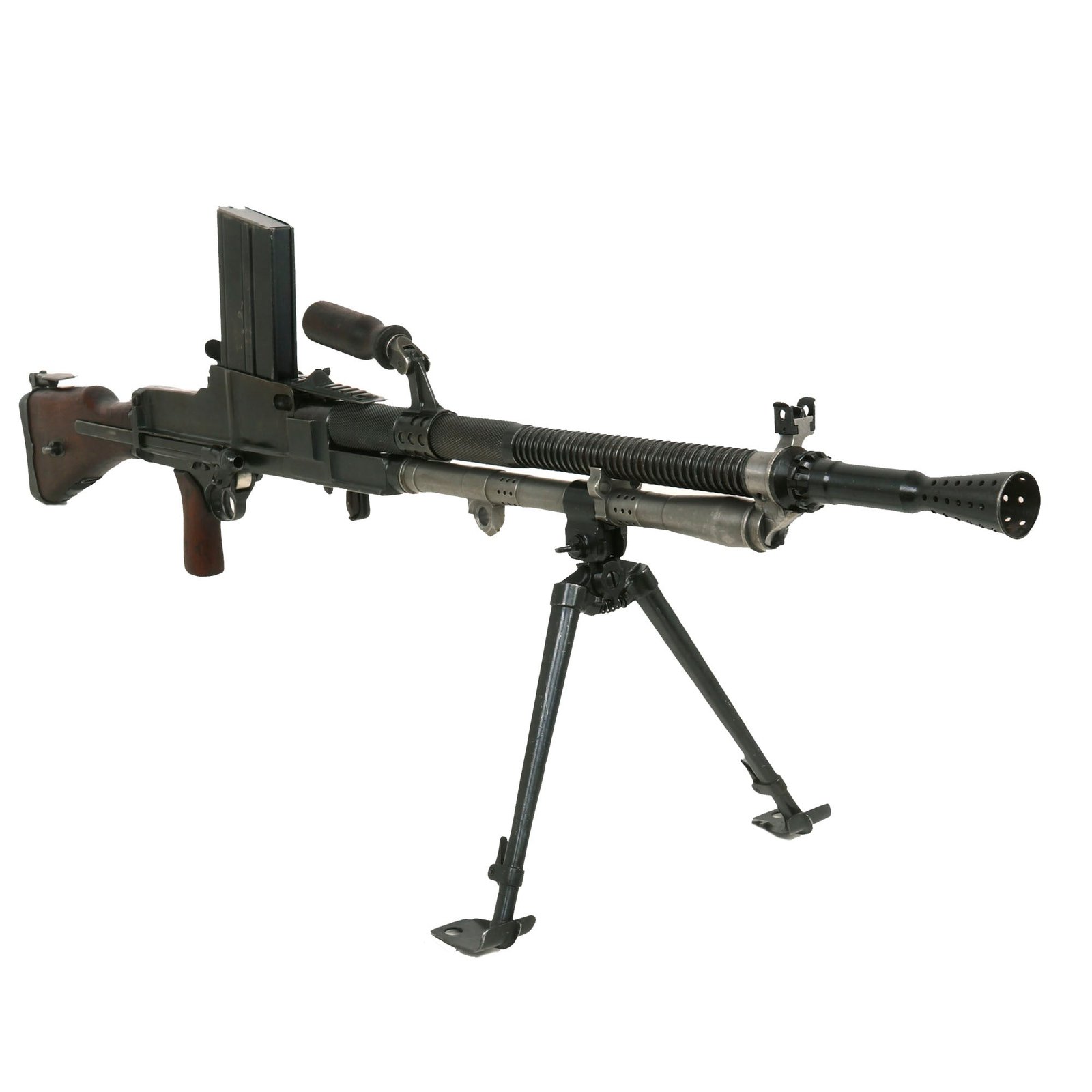 Buy Original Czech Pre-WWII Yugoslavian Contract ZB-30J German MG30(t) Display Machine Gun Serial Б093 with Waffenamt WaA63 Marked Magazine | Original Firearms Antique For Sale