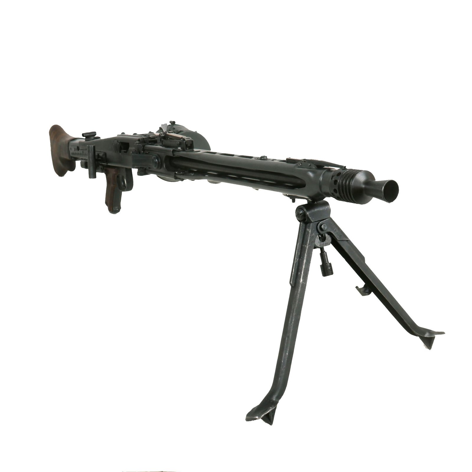 Buy Original German WWII MG 42 Display Machine Gun with Basket Belt Carrier and Bipod | Original Firearms Antique For Sale