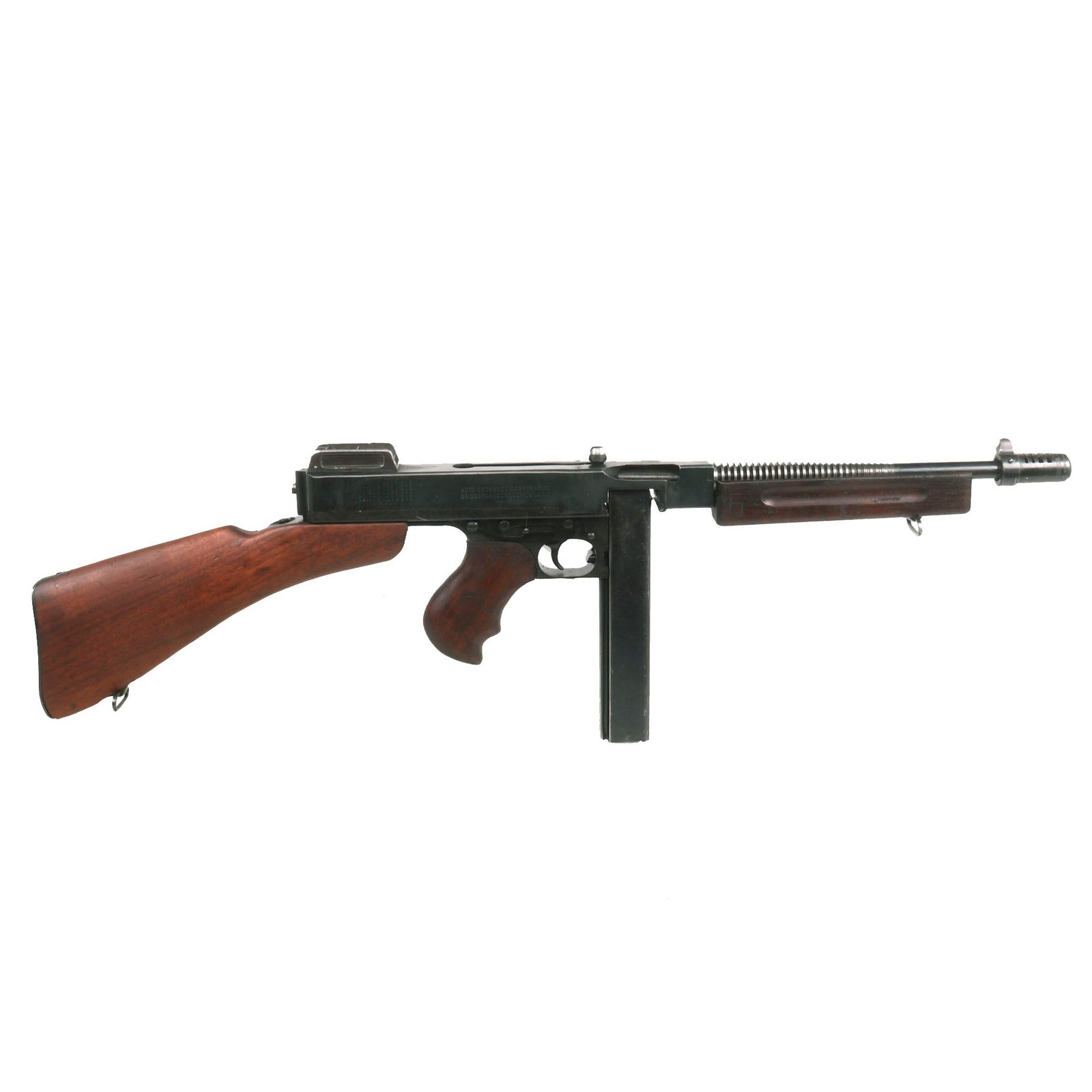 Buy Original U.S. WWII Thompson M1928A1 Display Submachine Gun Serial NO.S-437850 - Original WW2 Parts | Original Firearms Antique For Sale