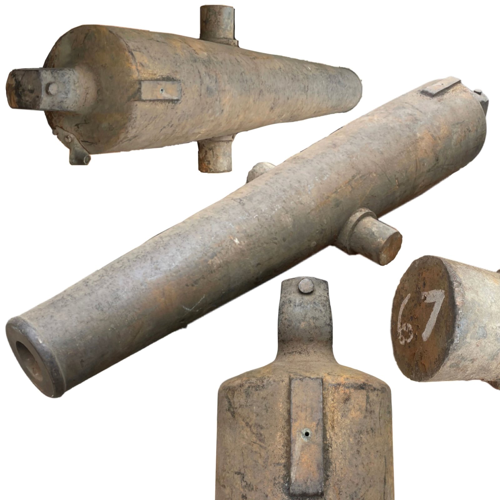 Buy Original 19th Century Muzzle Loading 6-Pounder Iron Cannon | Original Firearms Antique For Sale