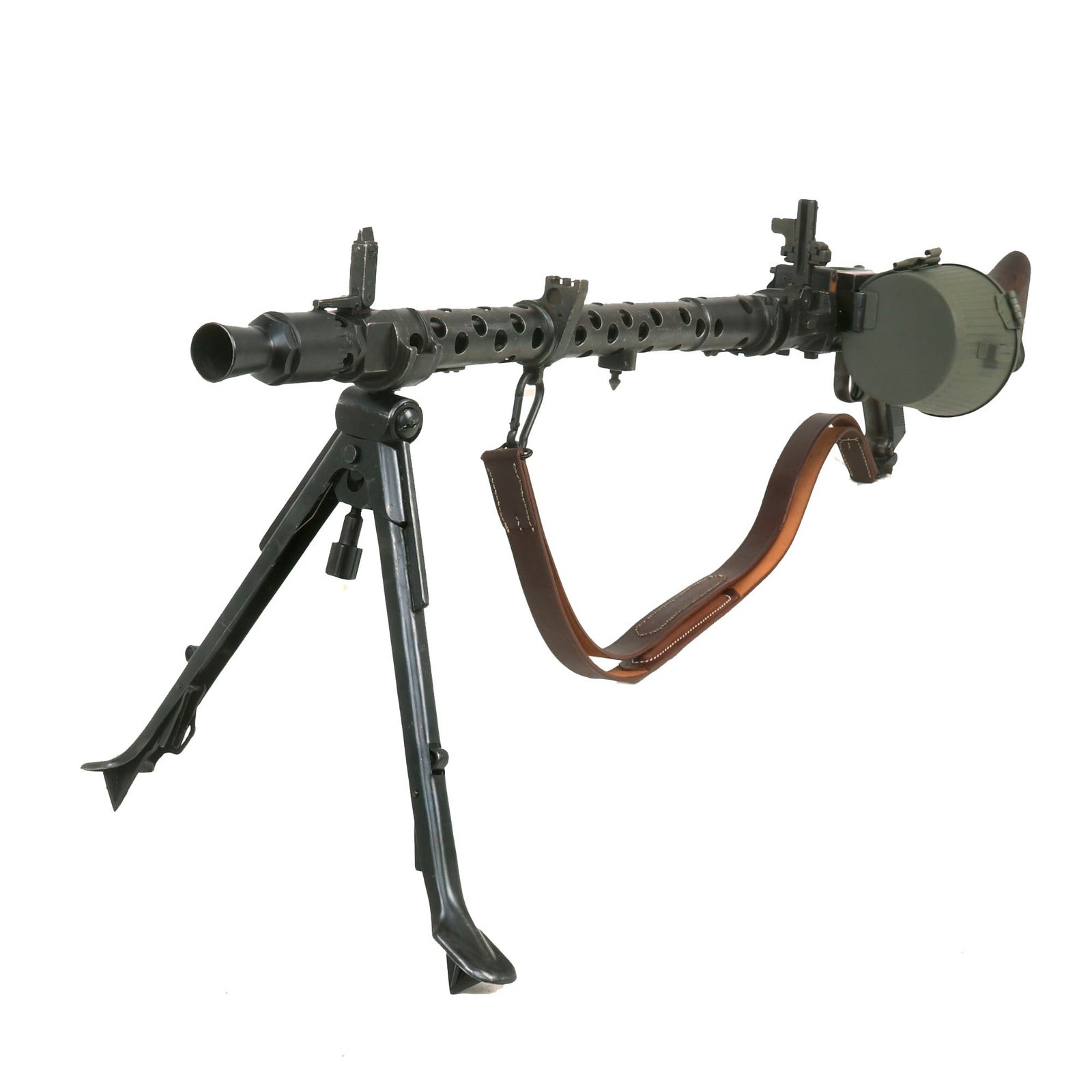Buy Original German WWII MG 34 Display Machine Gun by Waffenwerke Brünn with Basket Belt Carrier & Replica Sling - dated 1944 | Original Firearms Antique For Sale