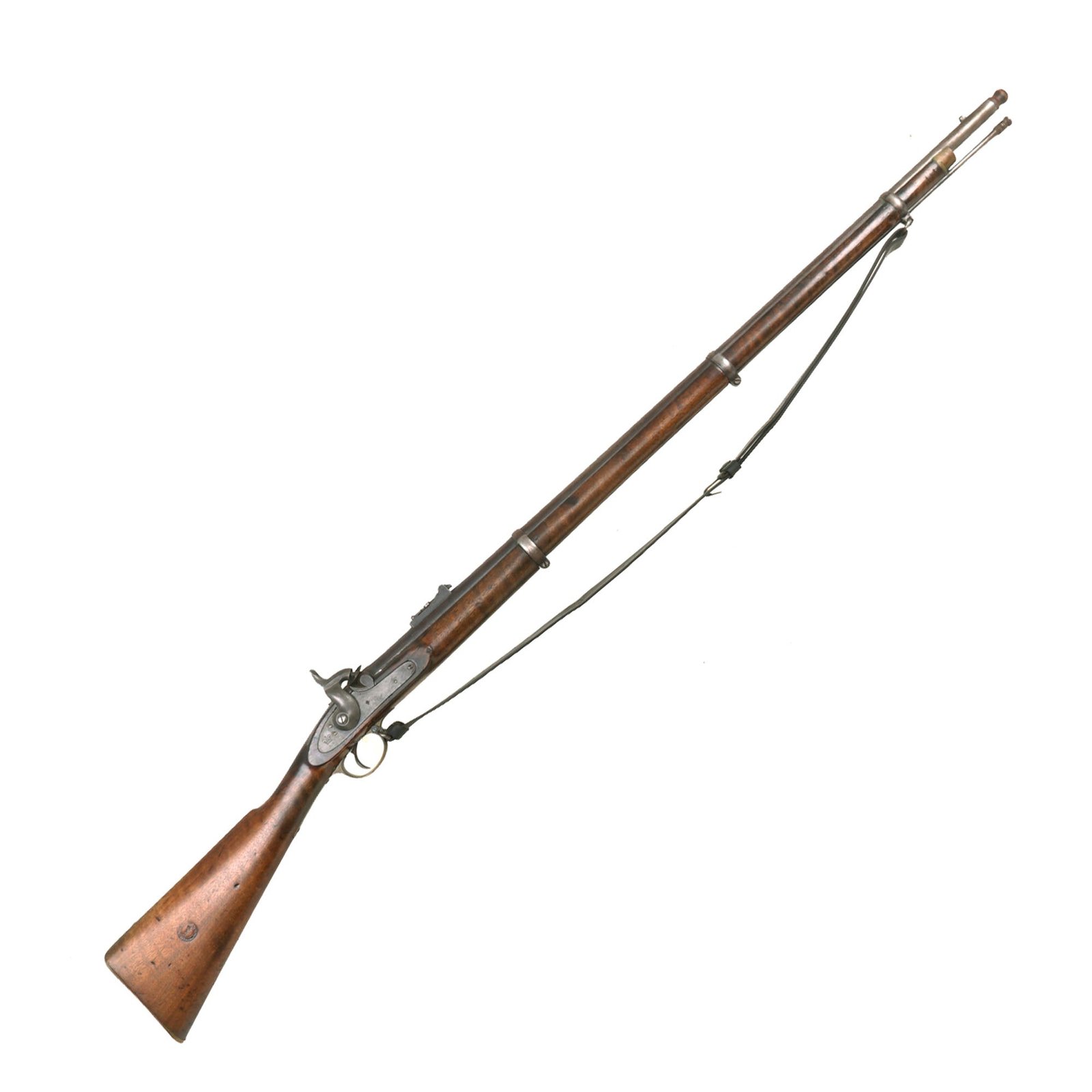 Buy Original Rare U.S. Civil War British 3rd Model P-1853 Enfield Three Band Export Rifle by London Armoury Co. with Sling - Dated 1862 | Original Firearms Antique For Sale