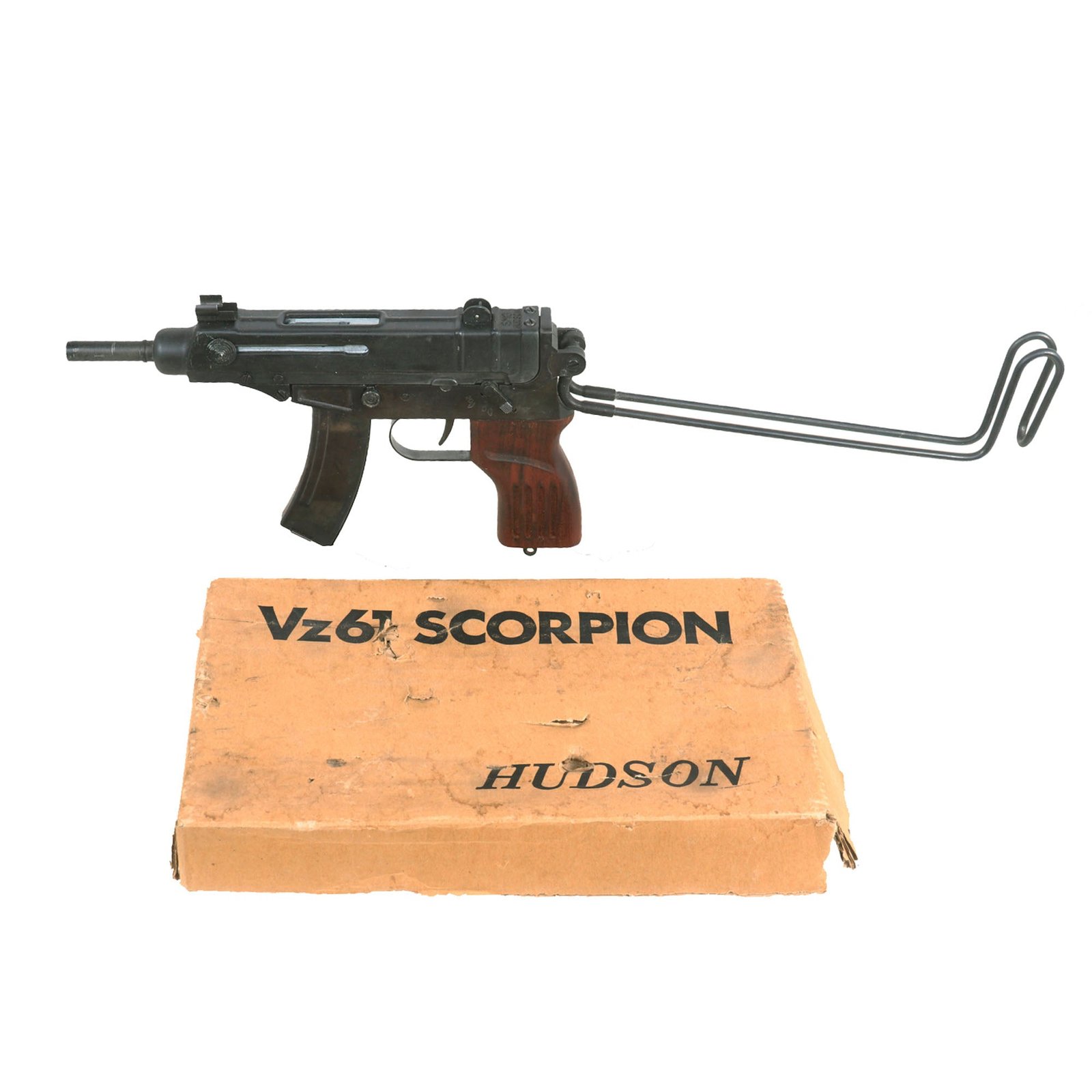 Buy Czech Sa vz. 61 Skorpion Plug Fire Replica by Hudson Toy Company of Japan with Original Box | Original Firearms Antique For Sale
