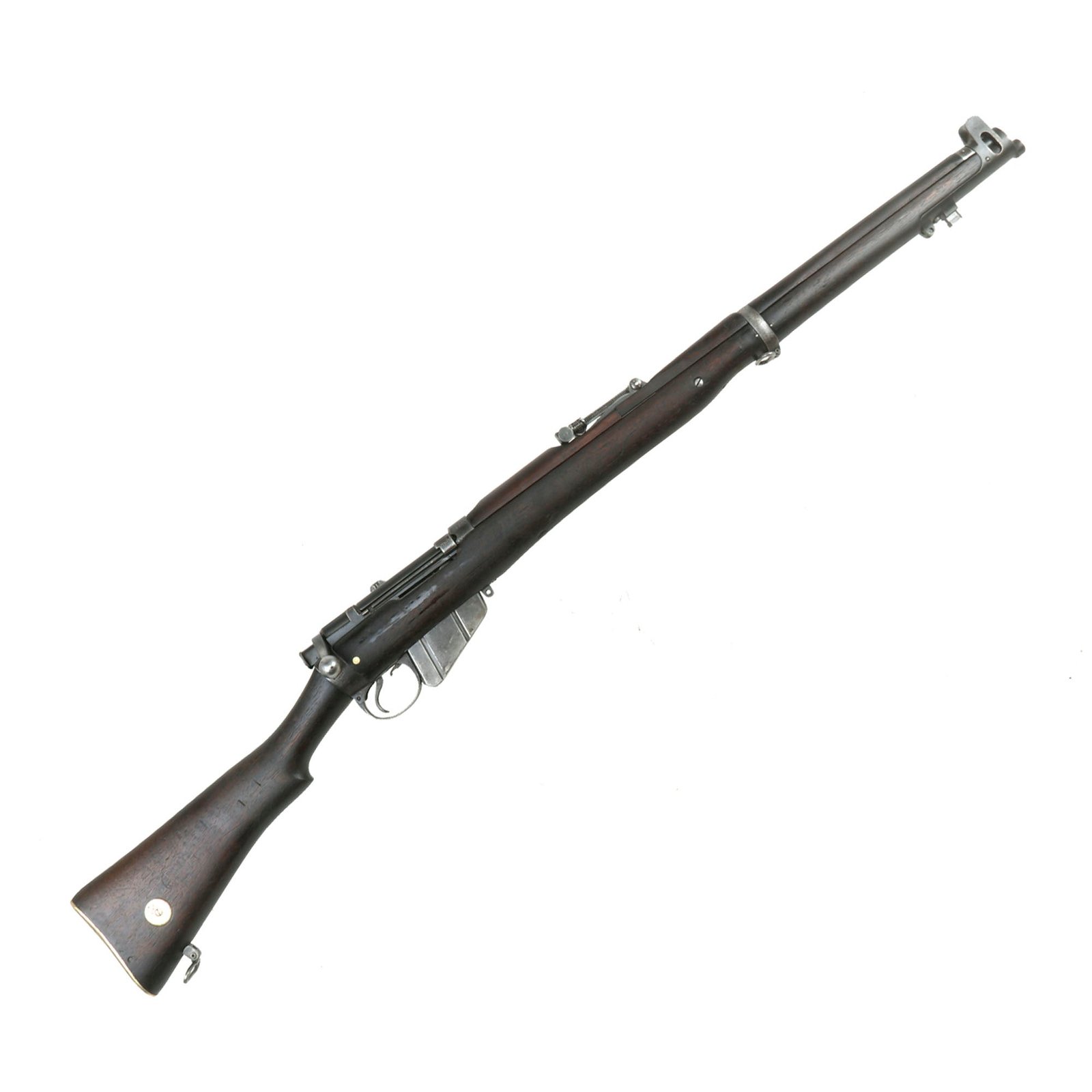 Buy Original British WWI & WWII Lee-Enfield MkI Dated 1897 Converted to S.M.L.E. in 1905 and then to .22 Trainer - Serial P 28974 | Original Firearms Antique For Sale