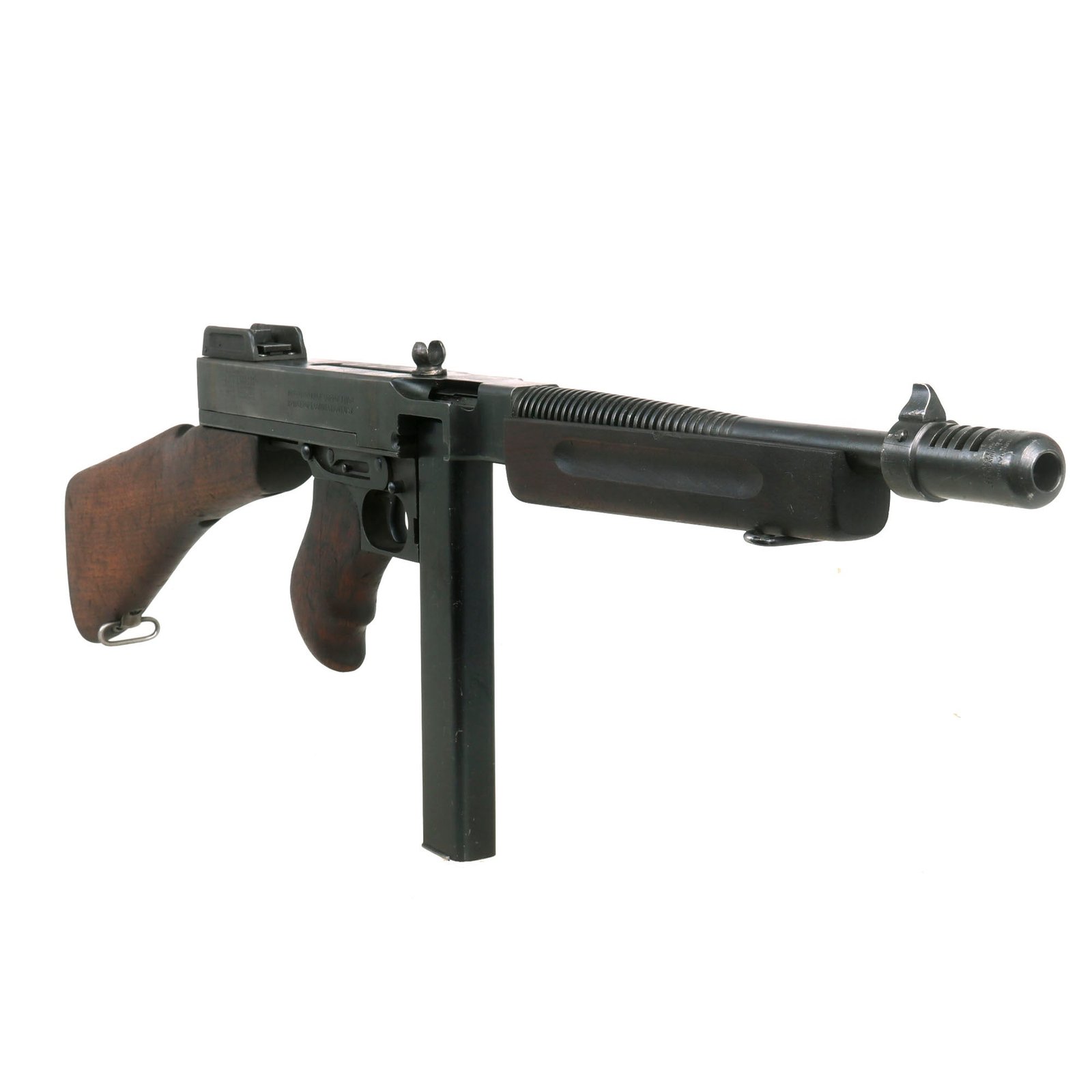 Buy Original U.S. WWII Thompson M1928A1 Display Submachine Gun Serial NO.S-285788 - Original WW2 Parts | Original Firearms Antique For Sale