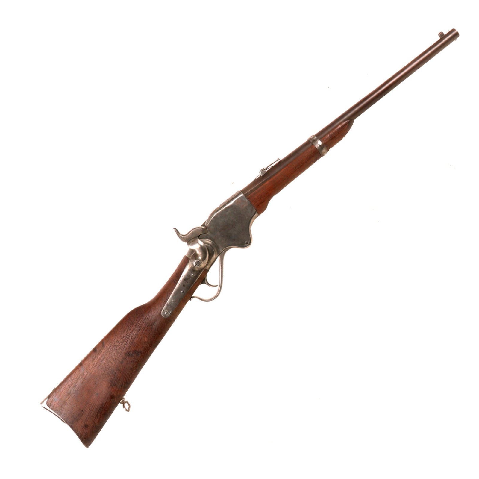 Buy Original U.S. Indian Wars Burnside Rifle Co. Model 1865 Spencer Repeating Saddle-Ring Carbine Serial 9330 A - No Stabler Cut-off | Original Firearms Antique For Sale