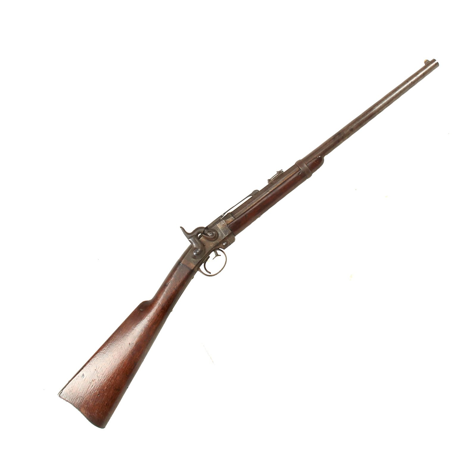 Buy Original U.S. Civil War Smith's 1857 Patent Saddle Ring Carbine by Massachusetts Arms Co. with Excellent Bore - Serial 20561 | Original Firearms Antique For Sale