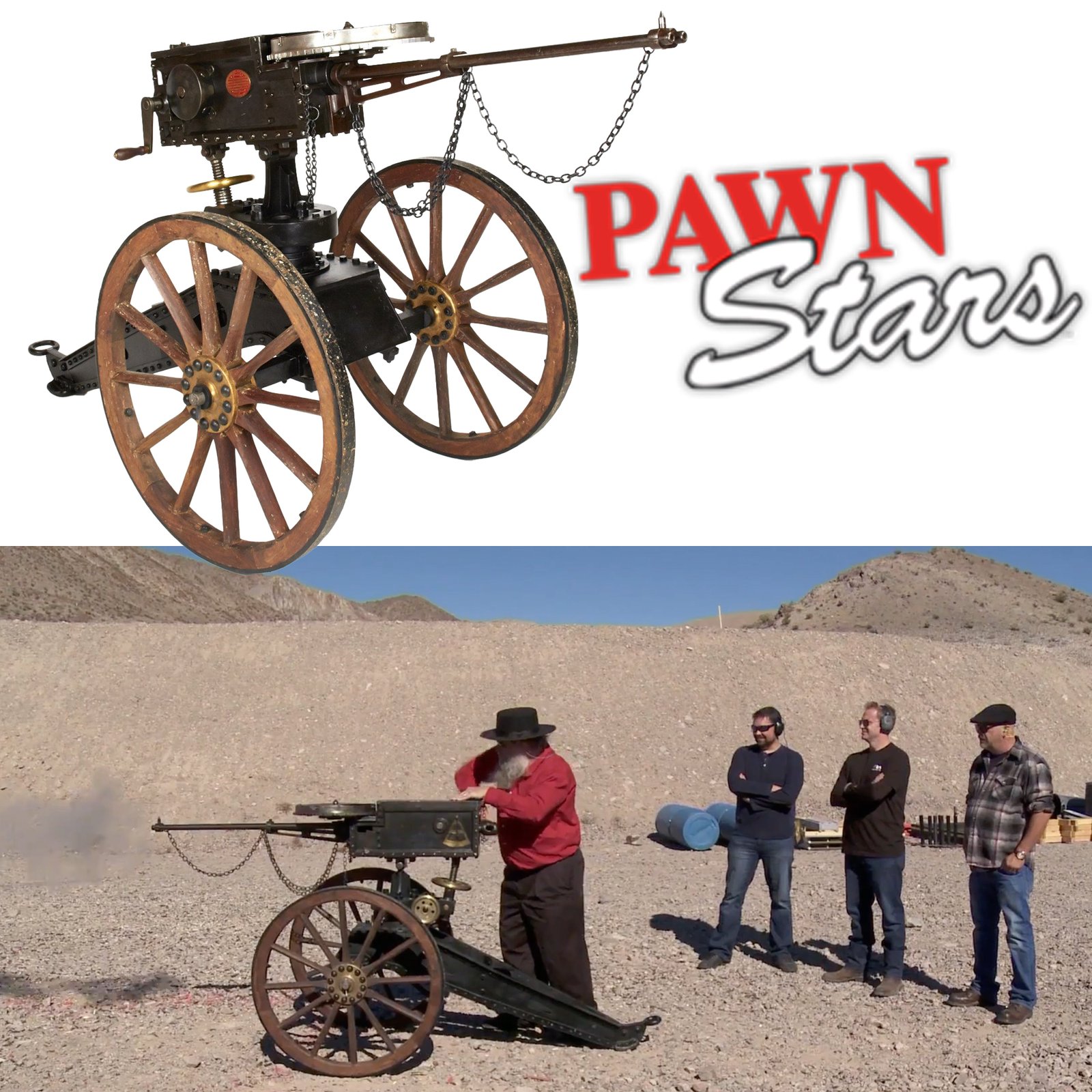 Buy Original 1896 Nepalese Hand Cranked Double Barrel Rapid Fire Bira Gun - As Seen on History Channel Pawn Stars | Original Firearms Antique For Sale