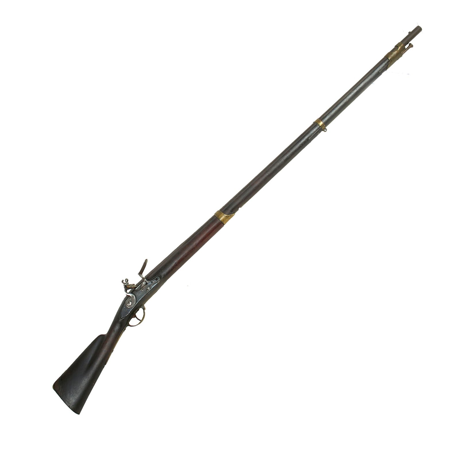 Buy Original French and Indian War Era French Modèle 1754 Marine Flintlock Musket - Possibly Only Known Surviving Example | Original Firearms Antique For Sale