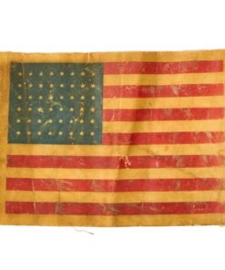 Buy Original U.S. WWII Service Worn Paratrooper D-Day Invasion American Flag Oilcloth Armband with Safety Pin | Original Firearms Antique For Sale