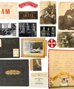 Buy Original U.S. WWII Unpublished Japanese War Crimes Tribunal Tokyo Trial Personal Photo Albums of Military Policeman with Signature of Prime Minister Hideki Tojo & Other War Criminals - 200+ Photographs | Original Firearms Antique For Sale