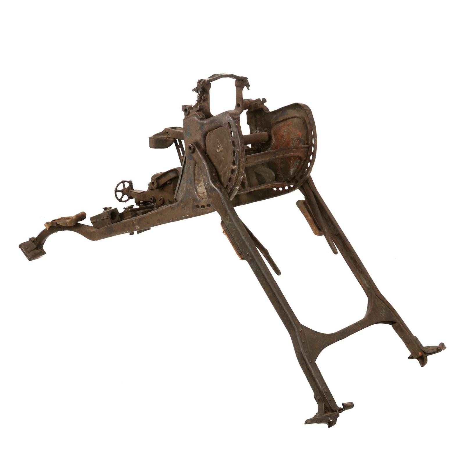 Buy Original Imperial German WWI MG 08 Maxim Machine Gun Schlittenlafette Sled Mount by Dürkopp - Serial No 6609 | Original Firearms Antique For Sale