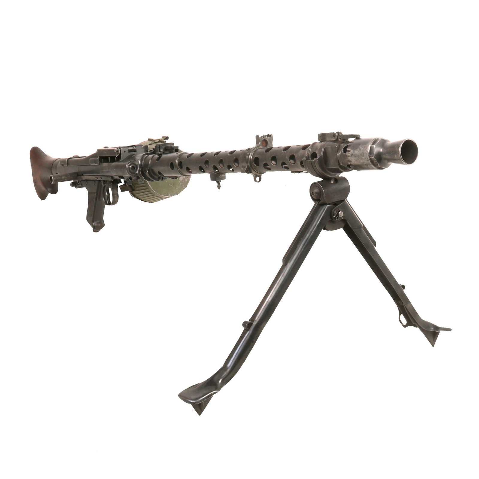 Buy Original German WWII MG 34 Display Machine Gun by Waffenwerke Brünn with Basket Belt Carrier - dated 1944 | Original Firearms Antique For Sale