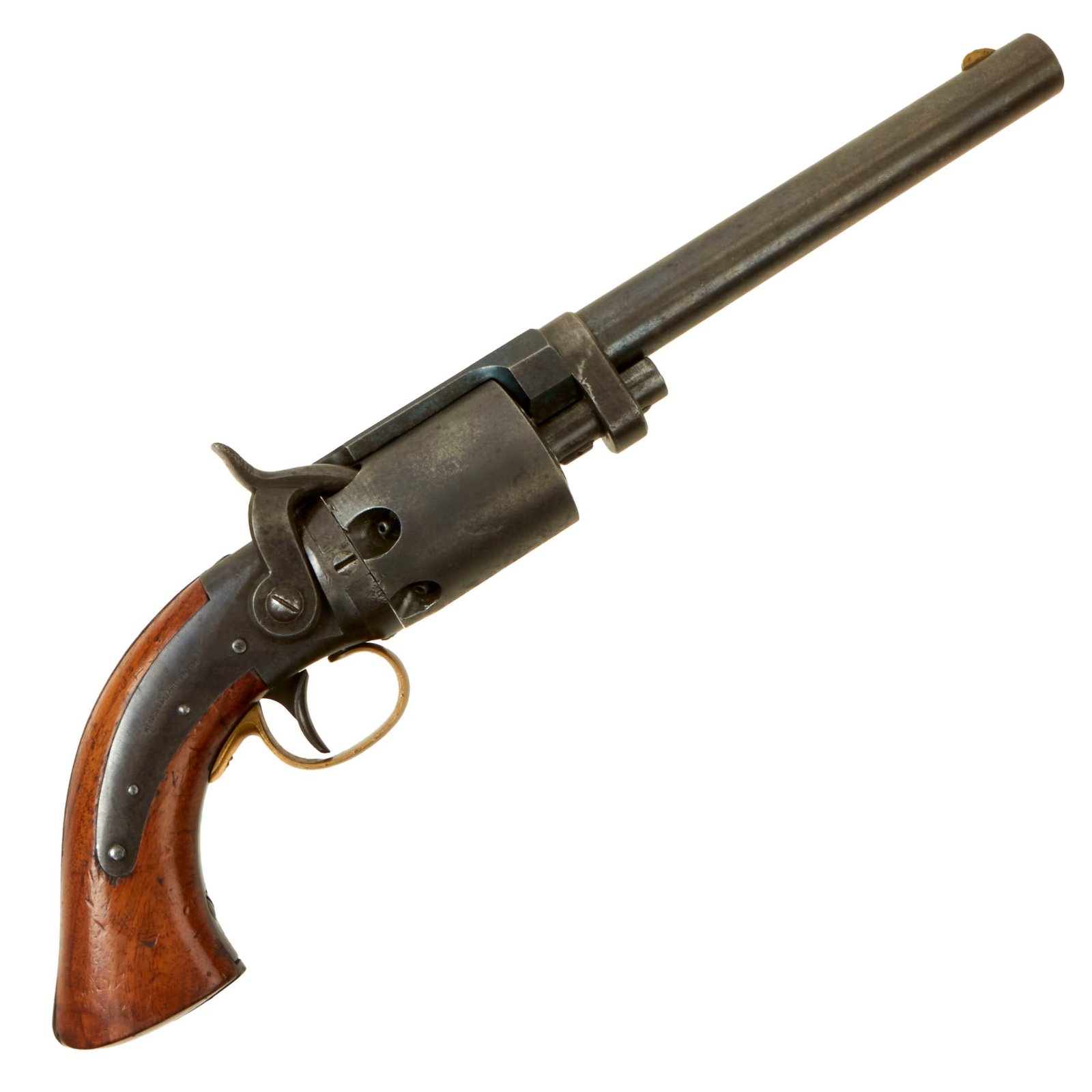 Buy Original U.S. Civil War Era Massachusetts Arms Company Wesson & Leavitt Patent 2nd Model Dragoon .40cal Percussion Revolver - Serial No. 741 | Original Firearms Antique For Sale