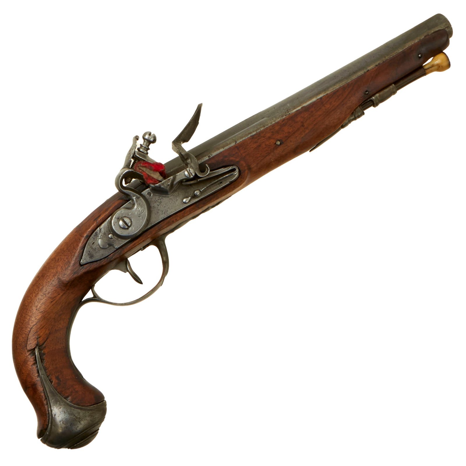 Buy Original French Late 18th Century Flintlock Pistol with Faded Maker Markings - Circa 1790 | Original Firearms Antique For Sale