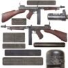 Original U.S. WWII Thompson M1928A1 Display Submachine Gun Serial NO.S-319932 - Original WW2 Parts