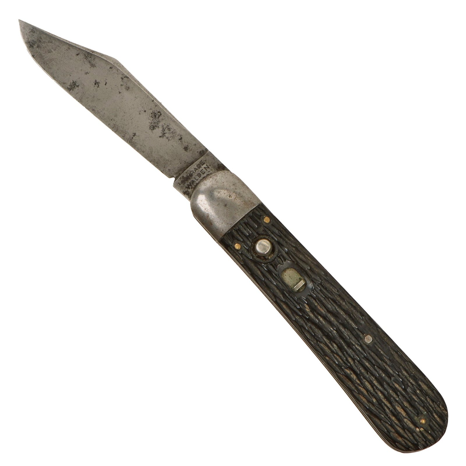 Original U.S. WWII Style Korean War Airborne Schrade Walden NY M2 Pocket Knife without Bail