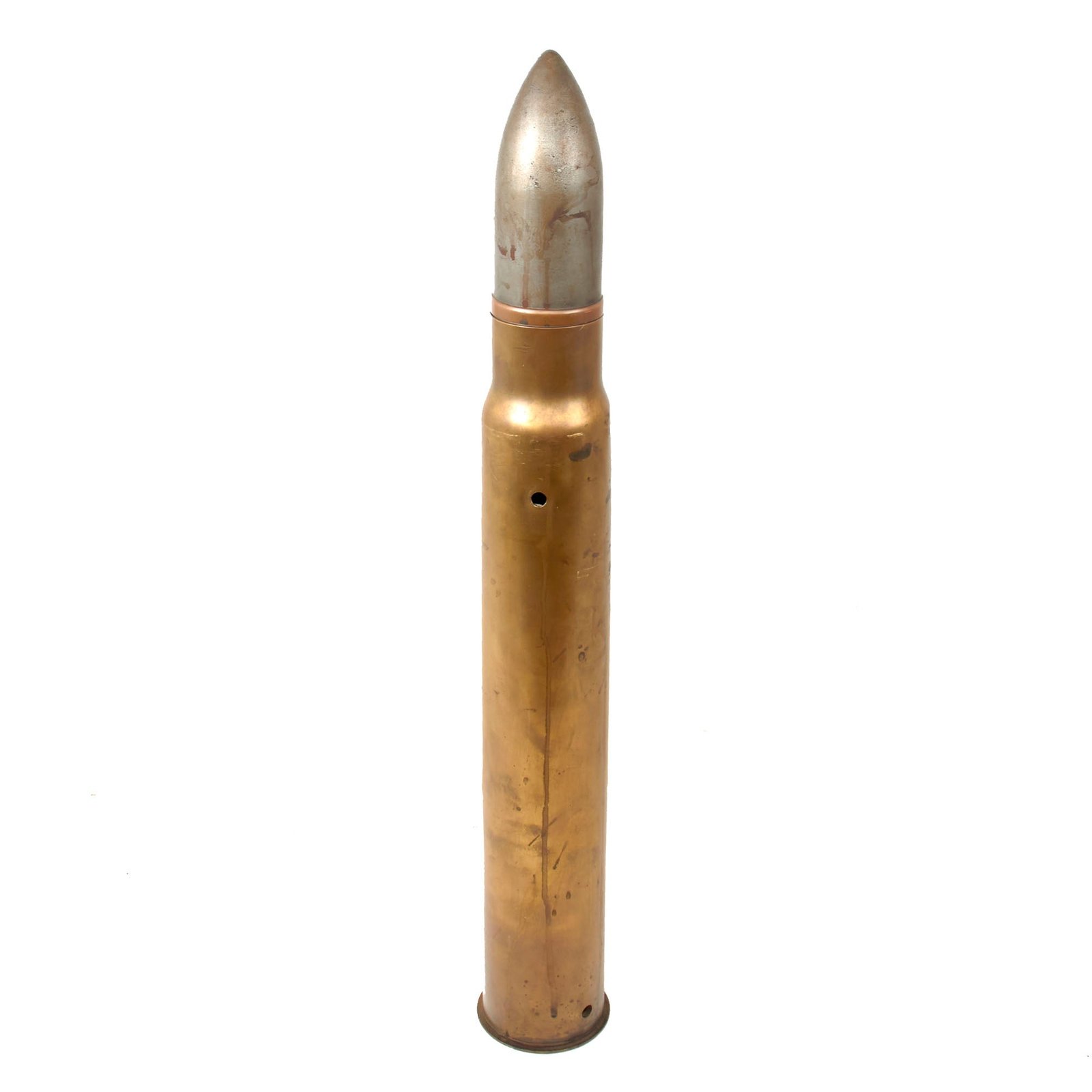 Buy Original U.S. WWI Navy Inert 3-Inch 50-Caliber Round & Casing - Dated 1917 | Original Firearms Antique For Sale