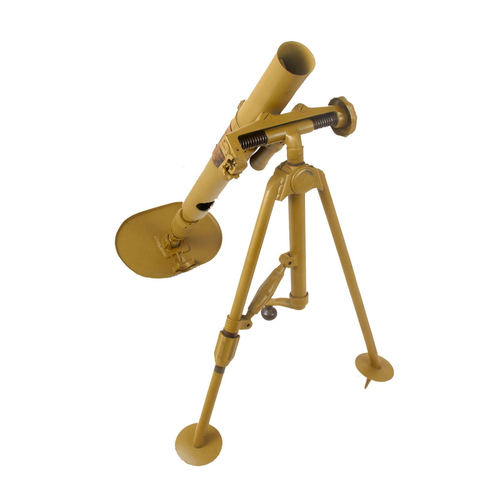 Buy Original Soviet Russian WWII 50-RM 38 Soviet 50 mm Company Display Mortar with Baseplate and Bipod - Dated 1939 | Original Firearms Antique For Sale