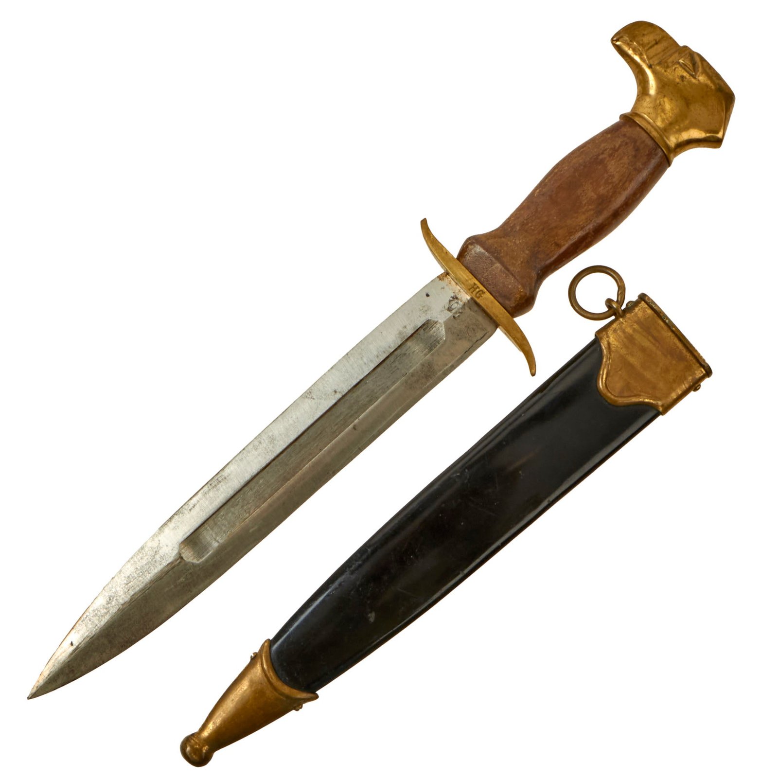 Buy Original Slovakian WWII M39 Hlinka Guard Dagger with Scabbard - Slovak SS | Original Firearms Antique For Sale