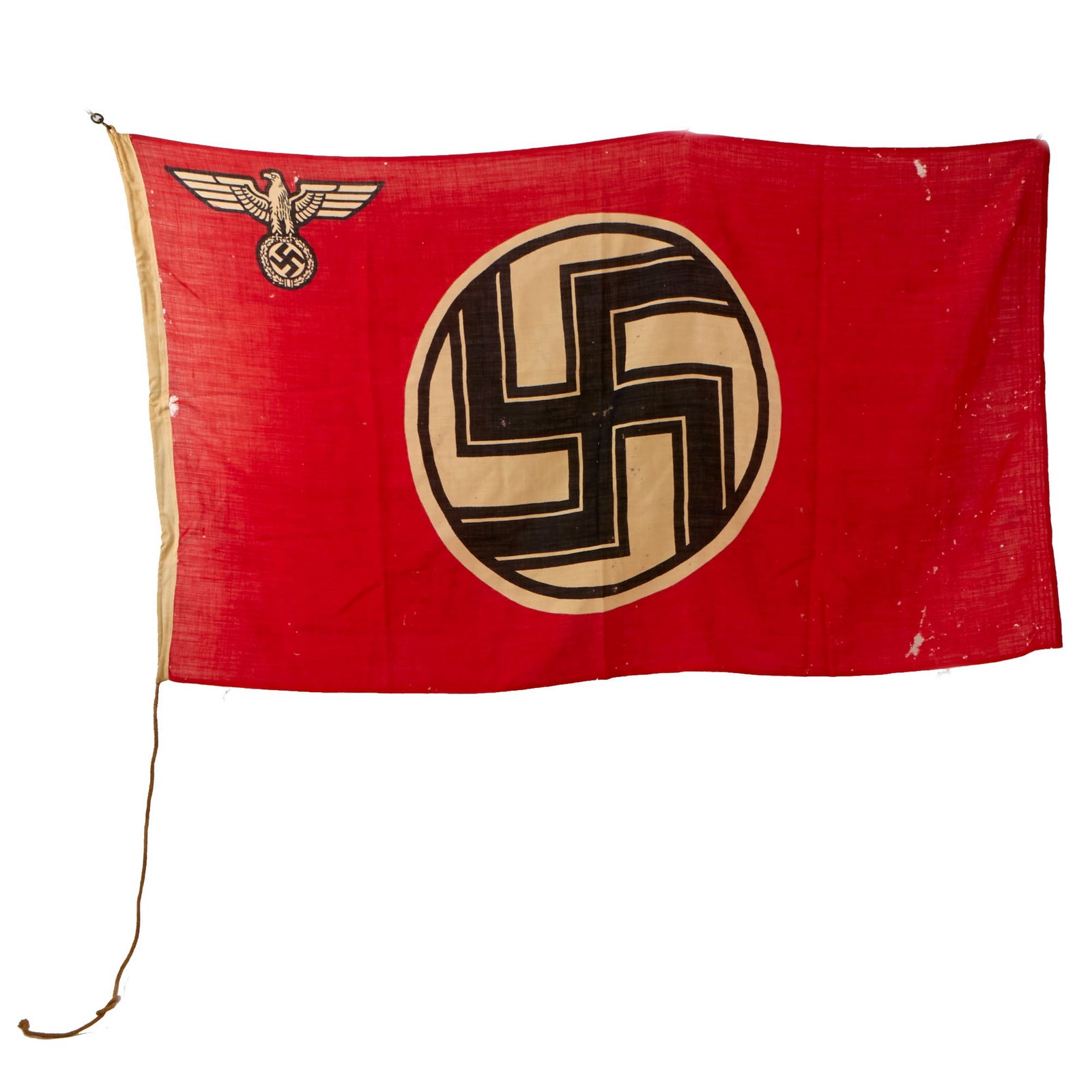Buy Original German WWII Unissued NSDAP State Service Flag - 38" x 66" - Reichsdienstflagge | Original Firearms Antique For Sale