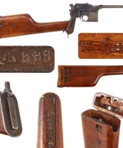 Original Imperial German WWI Austrian Contract Mauser C96 Broomhandle Detachable Wooden Stock - Unit-Marked to Austro-Hungarian Air Force Arsenal 998 - Dated 1916