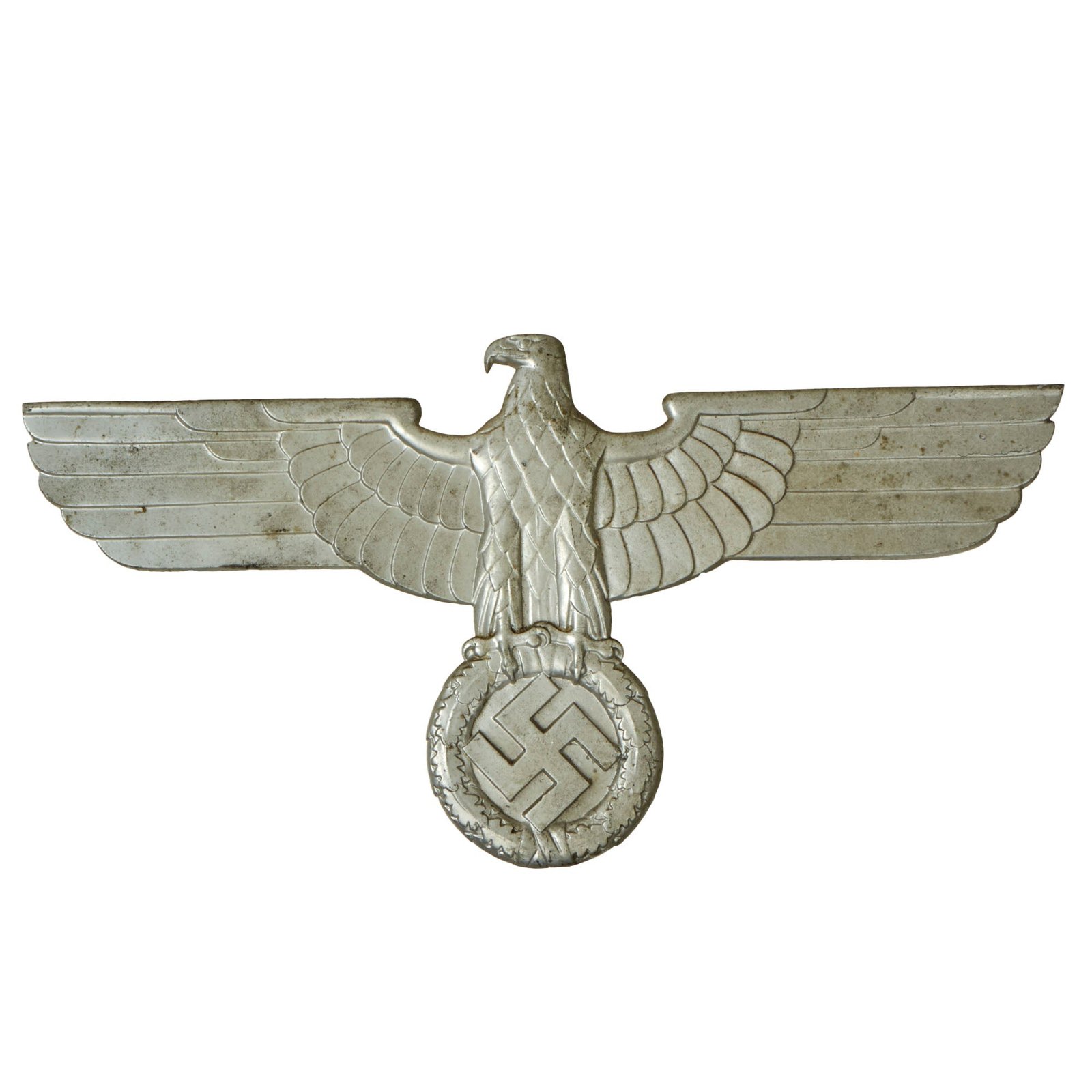 Buy Original German WWII 27 Inch Aluminum Railroad Train Eagle by Rheinmetall-Borsig - Deutsche Reichsbahn Adler | Original Firearms Antique For Sale