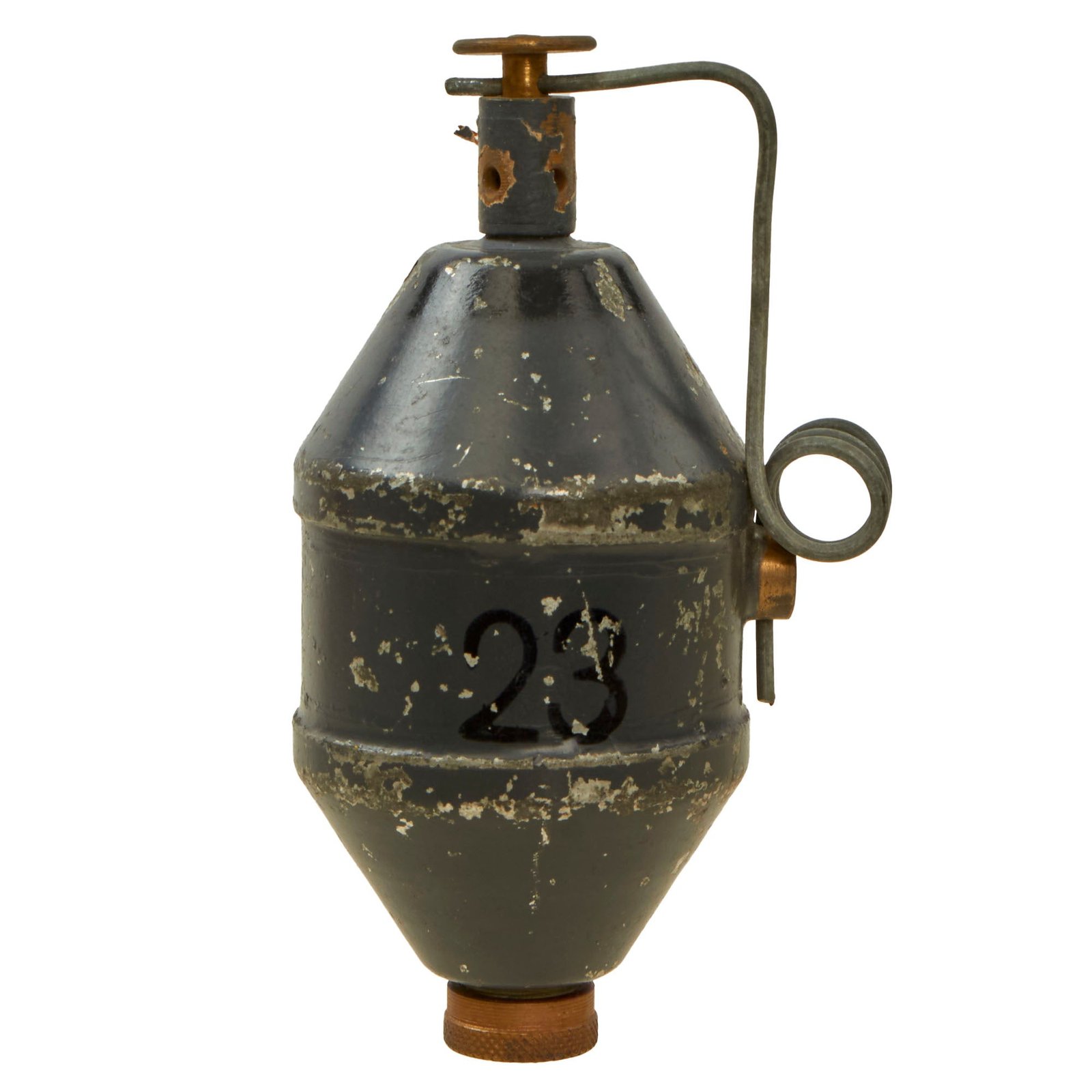 Buy Original German WWII Handgranate 343 d - Danish Model 1923 Training Grenade - Inert | Original Firearms Antique For Sale