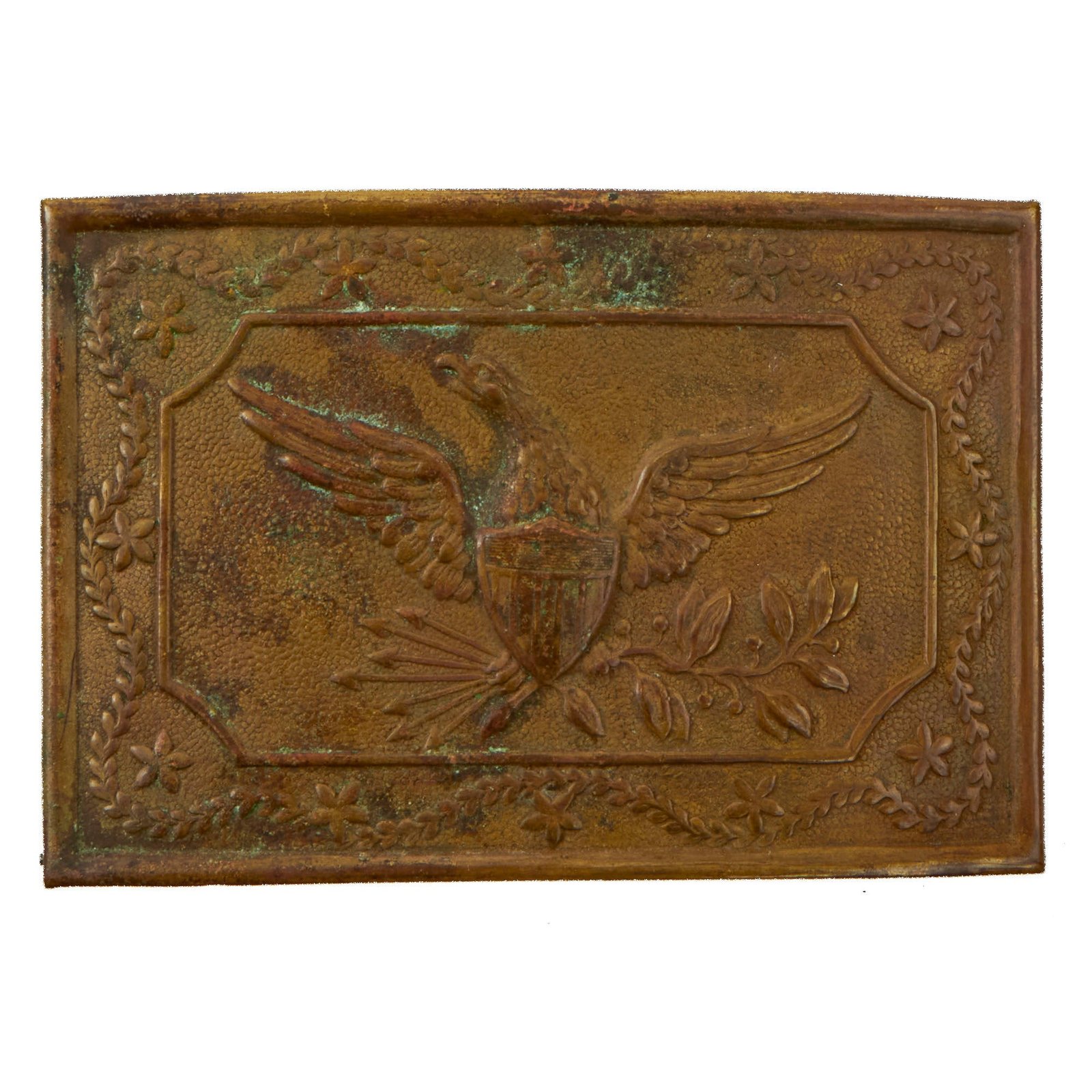 Buy Original U.S. Pre-Civil War & Civil War Militia Waist Belt Buckle Panel Plate - Ca. 1855-1865 | Original Firearms Antique For Sale