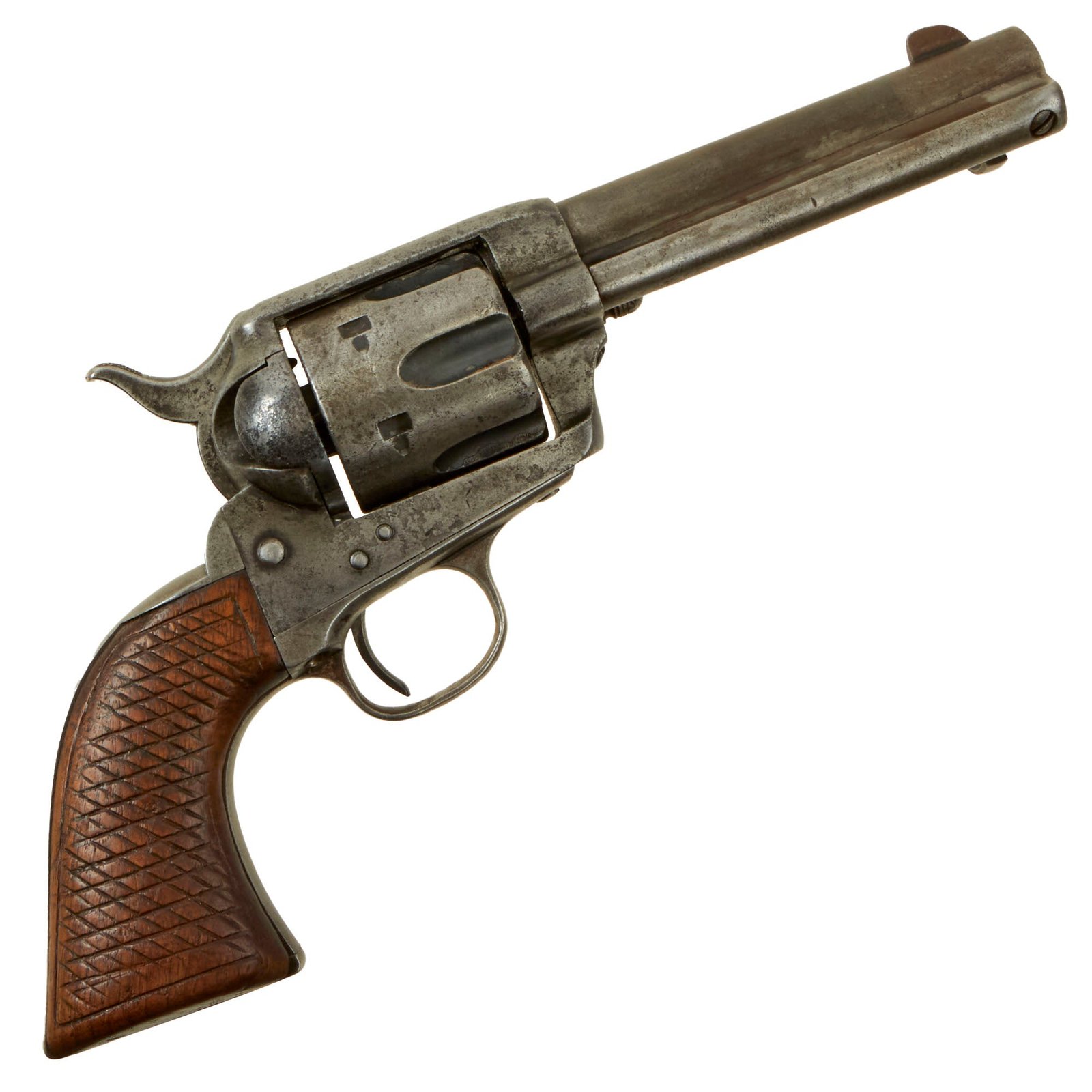 Buy Original U.S. Colt Frontier Six Shooter .44-40 Revolver Made in 1890 with 4 3/4" Barrel - Serial 134502 | Original Firearms Antique For Sale