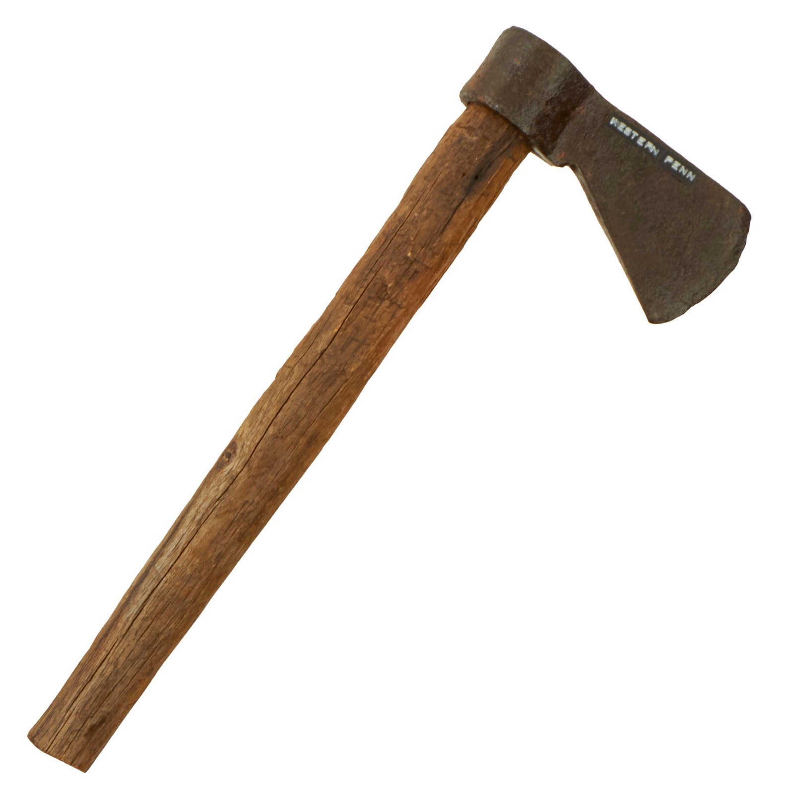 Buy Original U.S. / British Early Revolutionary War era Colonial Blacksmith Hand Forged Camp Axe Found in Western Pennsylvania with Replaced Haft | Original Firearms Antique For Sale