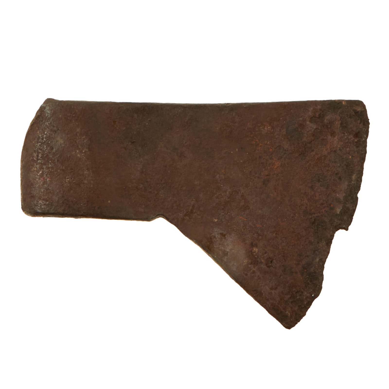 Buy Original U.S. / British Early Revolutionary War era Colonial Blacksmith Marked Hand Forged Camp Axe Head | Original Firearms Antique For Sale