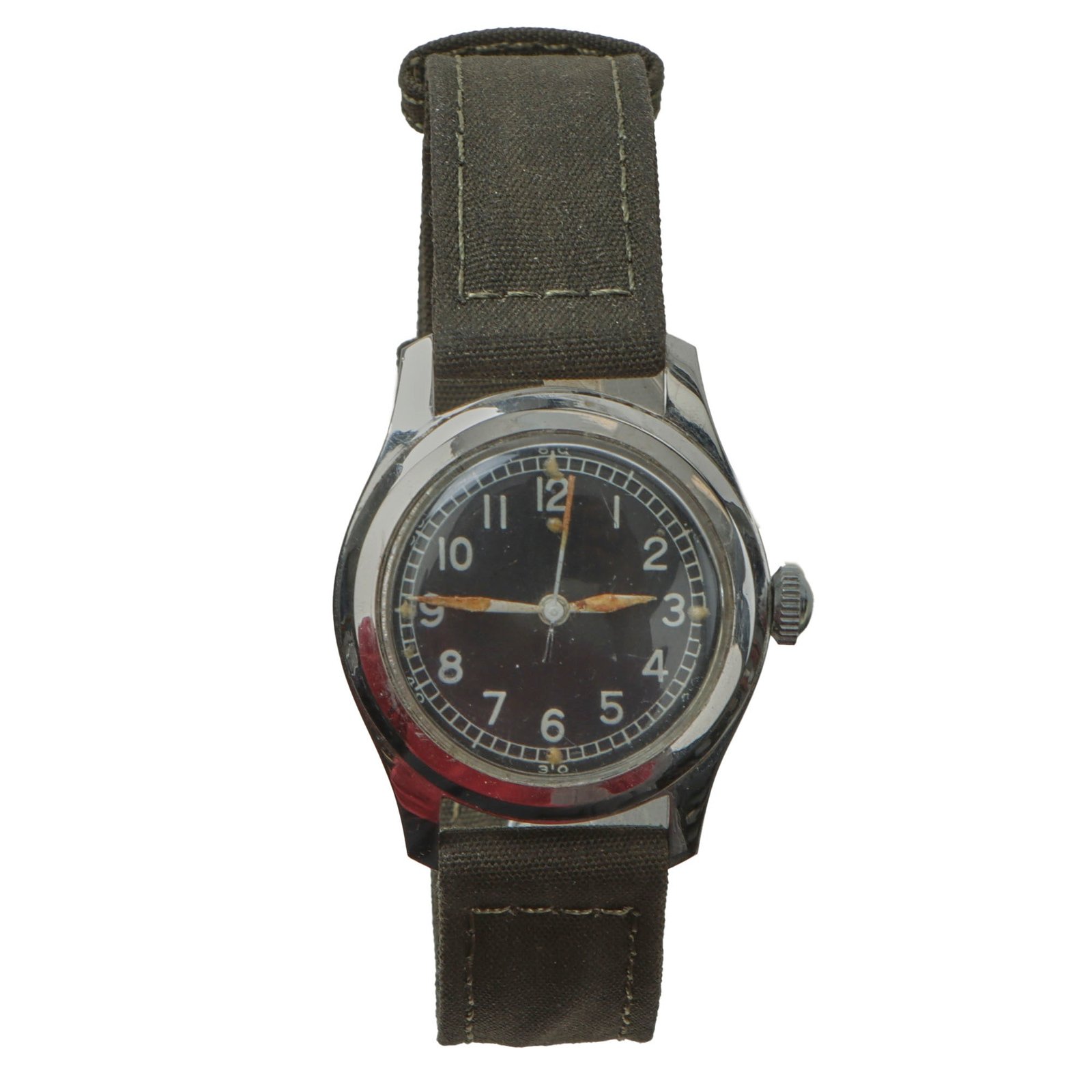 Original U.S. WWII 1943 Type A-11 USAAF Wrist Watch by Bulova - Fully Functional
