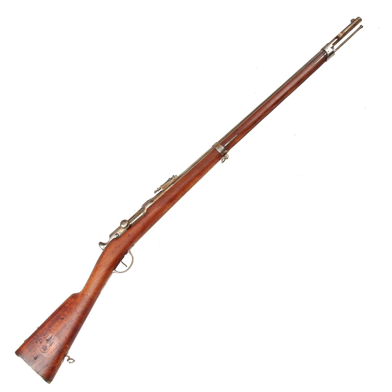 Original French Fusil Modèle 1866 Chassepot Needle Fire Rifle by St. Étienne Dated 1872 with Excellent Bore - Matching Serial P 715