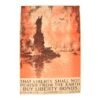 Buy Original U.S. WWI Fourth Liberty Loan Poster - “That Liberty Shall Not Perish From the Earth” Annihilation of NYC - 28¼ x 40” | Original Firearms Antique For Sale