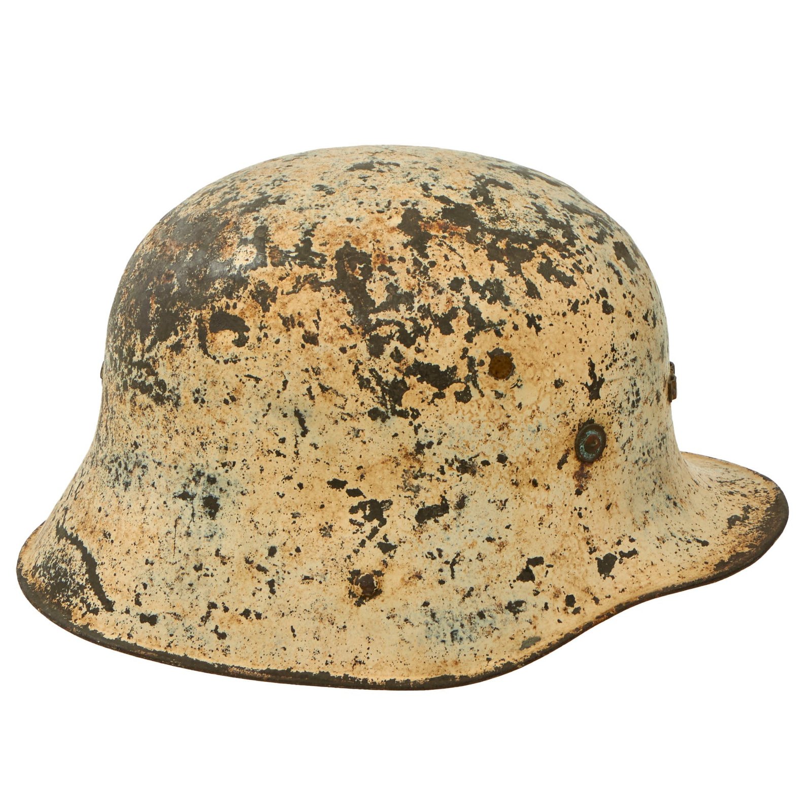 Original Irish Free State M1927 Vickers Stahlhelm with Liner & One Ventilation Lug - Rare