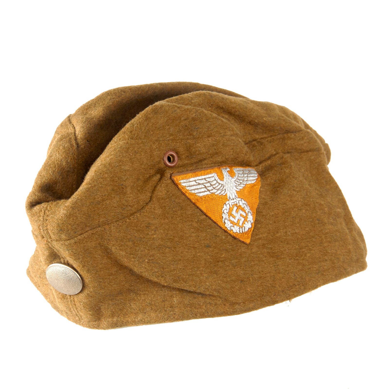 Original German WWII SA Lagermütze Overseas Cap from Gruppe Südwest with RZM Tag - Sturmabteilung