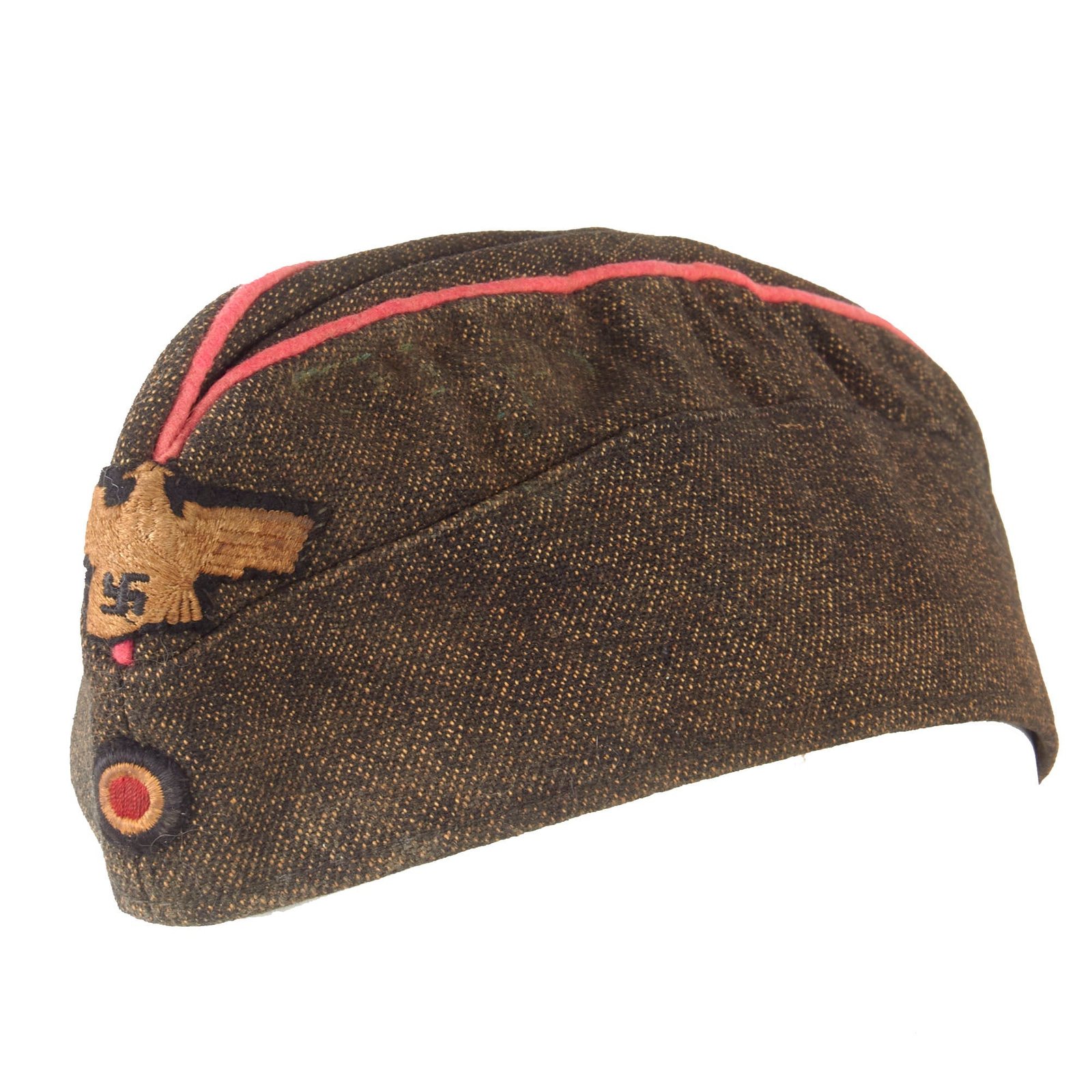 Original German WWII Werkschutz Factory Protection Brigade Administrator Overseas Cap