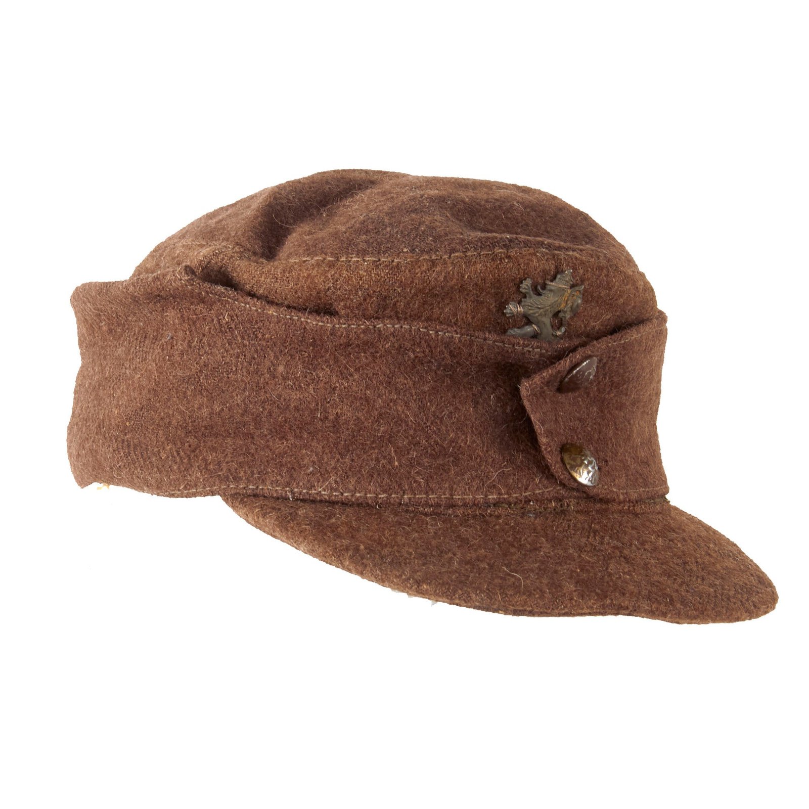 Original Bulgarian WWII Model 43 Style Enlisted Men’s Cap with Lion Badge