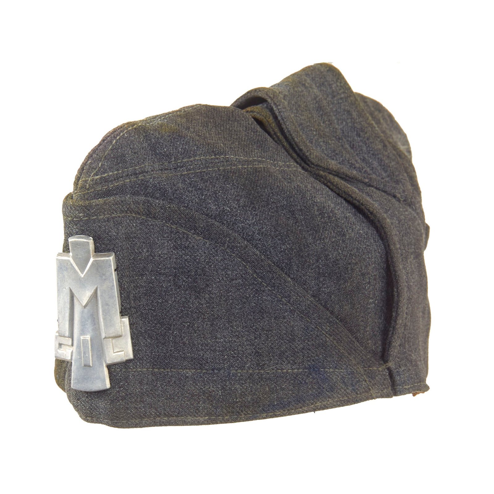 Original Italian WWII Fascist Youth GIL Bustina Cap with Cap Badge