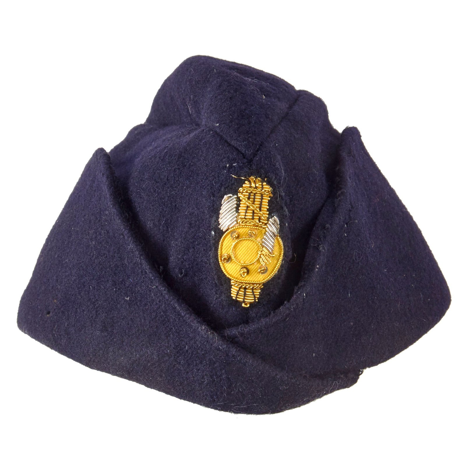 Original Italian WWII Fascist Youth Overseas Cap with Bullion Cap Badge