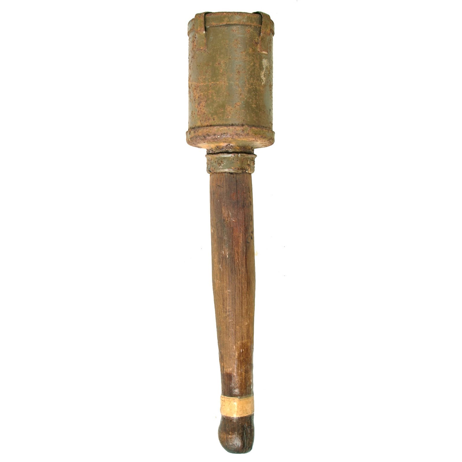 Original Imperial German Early Inert M1915 Stick Grenade with Sealed Pull String - Stielhandgranate