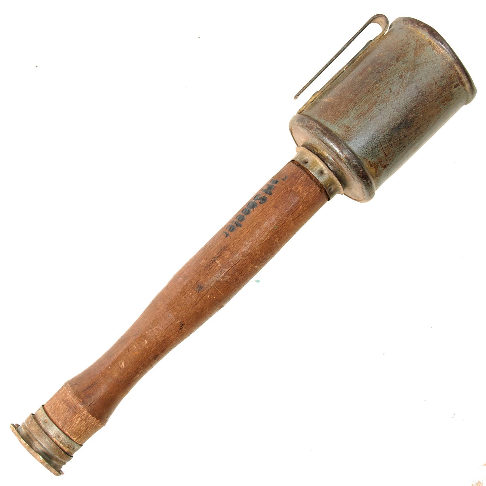 Original German WWI Model 1916 Stick Hand Grenade by Carl Spaeter - Dated March 1916 - Stielhandgranate M16