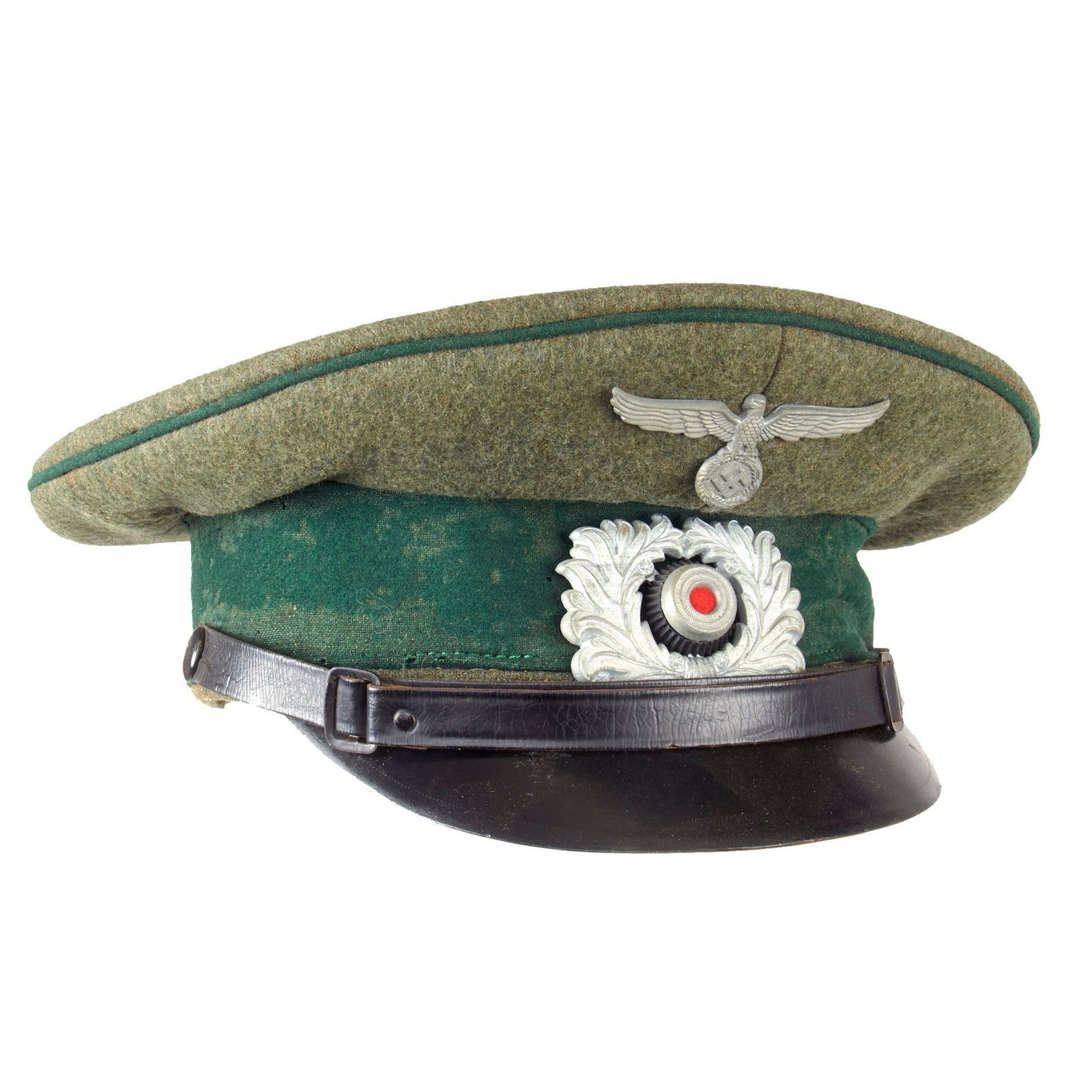 Original German WWII Customs Official Schirmmütze Visor Cap by Clemens Wagner - Size 58