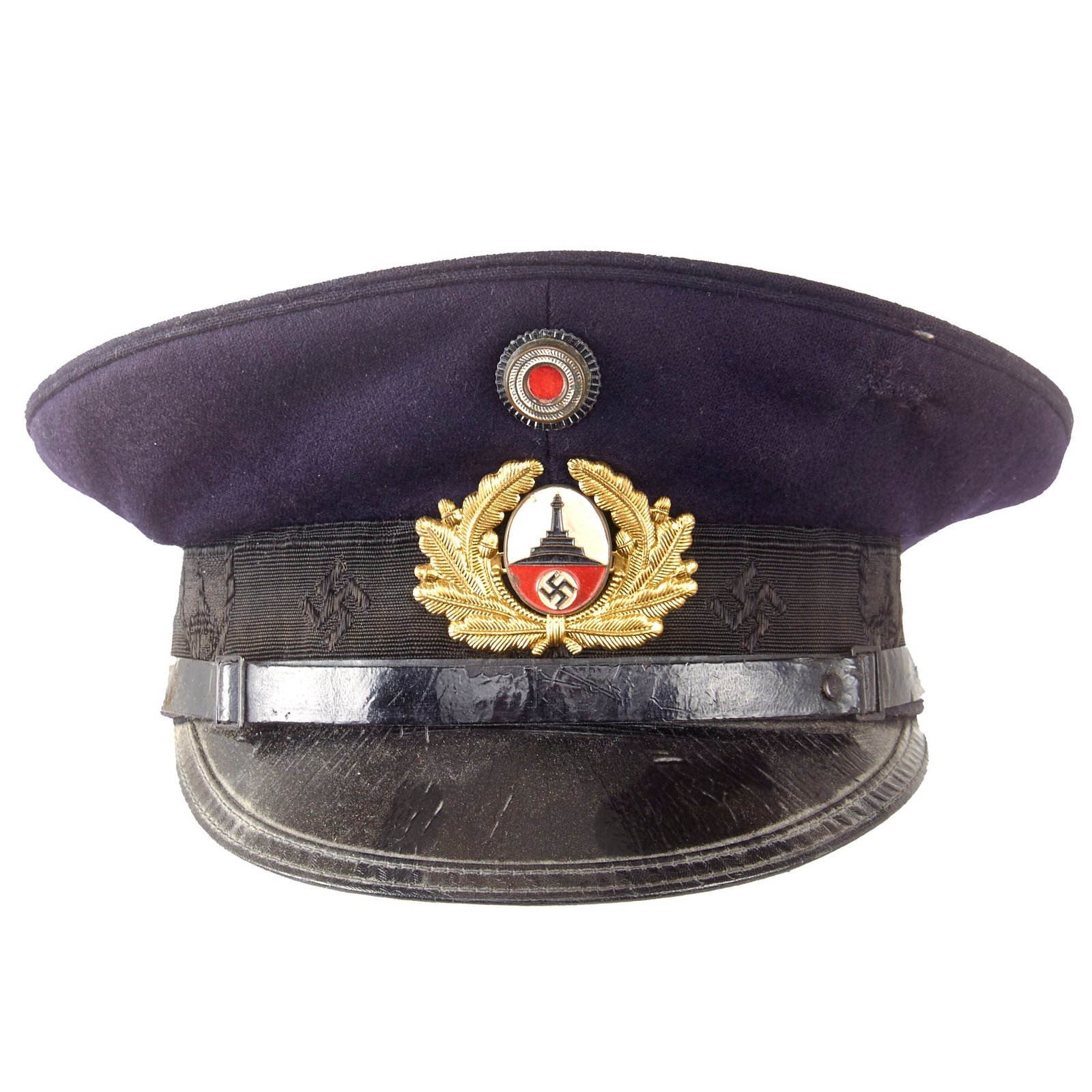 Original German WWII Early DRKB Kyffhäuser State Veterans Association Visor Cap - Dated 1935