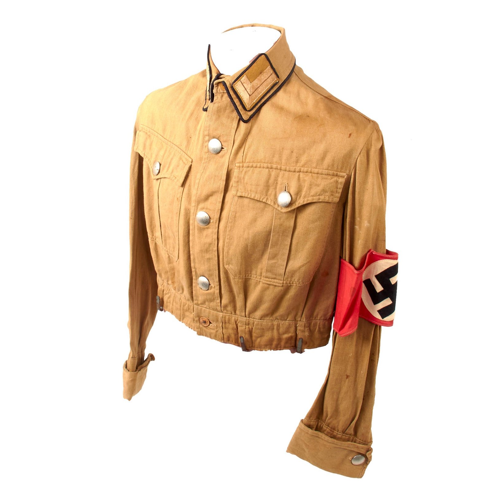 Original German WWII NSDAP Political Leader Kreis Zellenleiter Uniform with Armband - Size 46