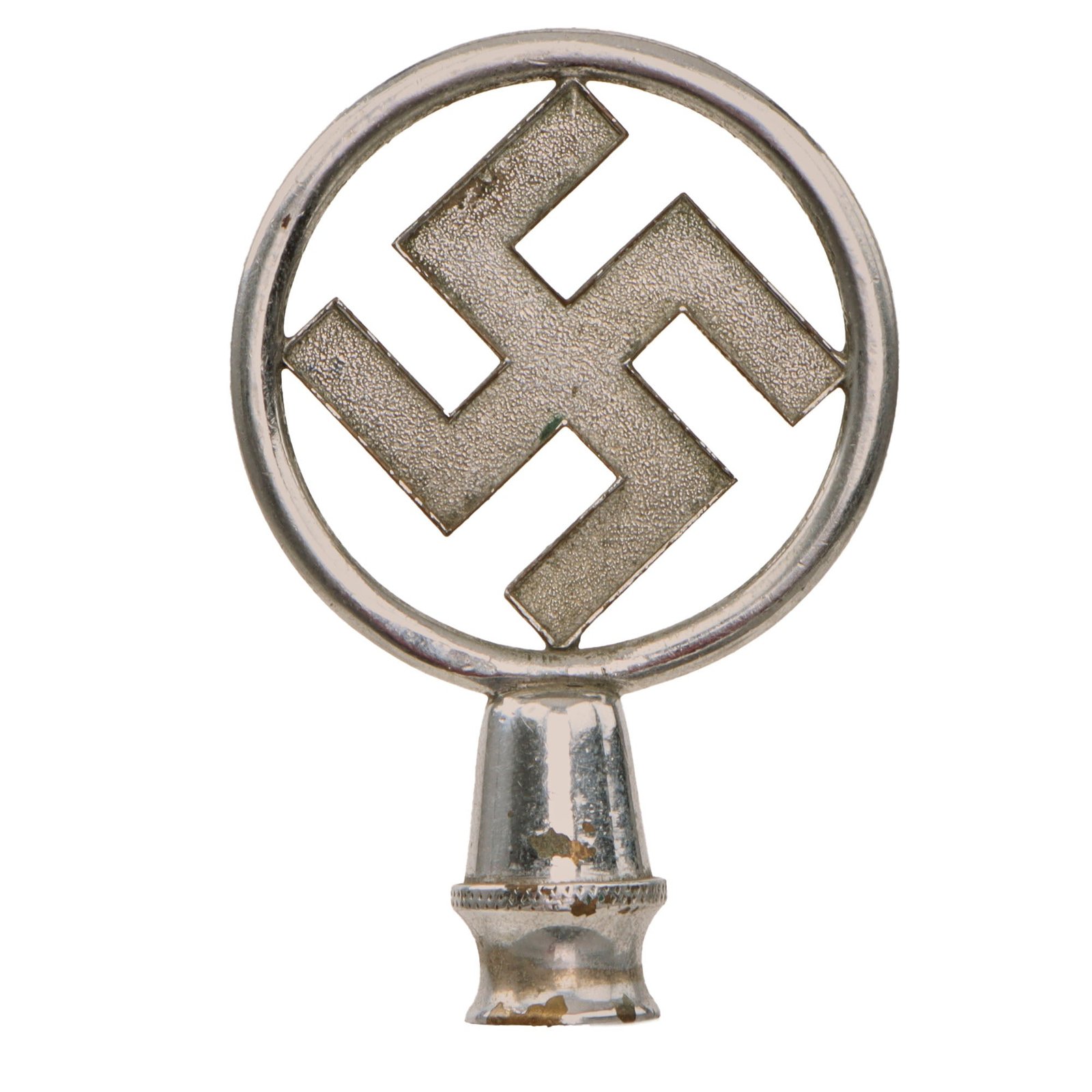 Original German WWII NSDAP National Socialist Party Vehicle Pennant or Antenna Finial "Topper"